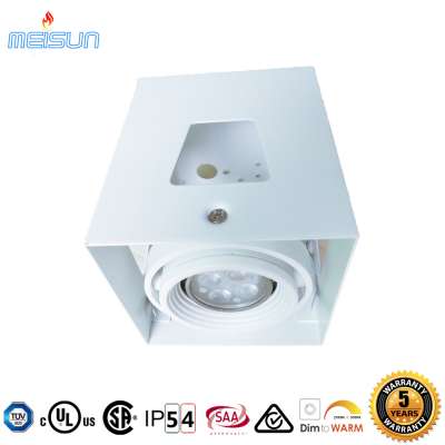 adjustable trimless downlight fixture 0-10v dimmable MR16 downlight